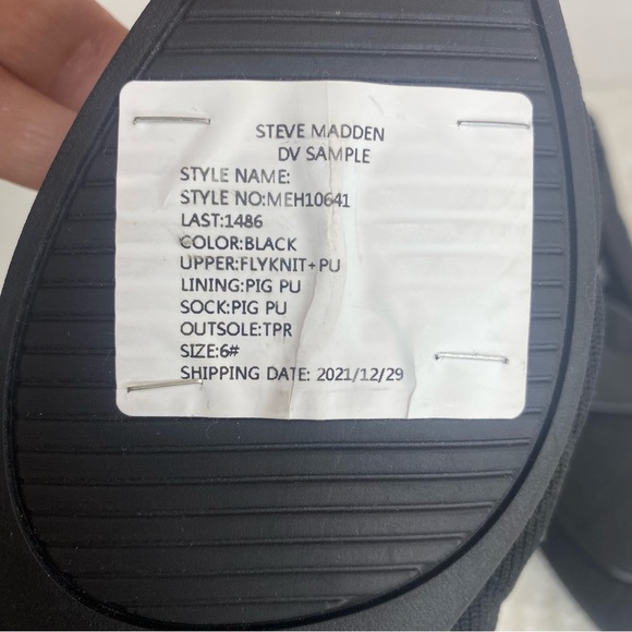 New SAmple Shoe Steve madden dv quilted leather flyknit ladies loafers 6 - Picture 10 of 12